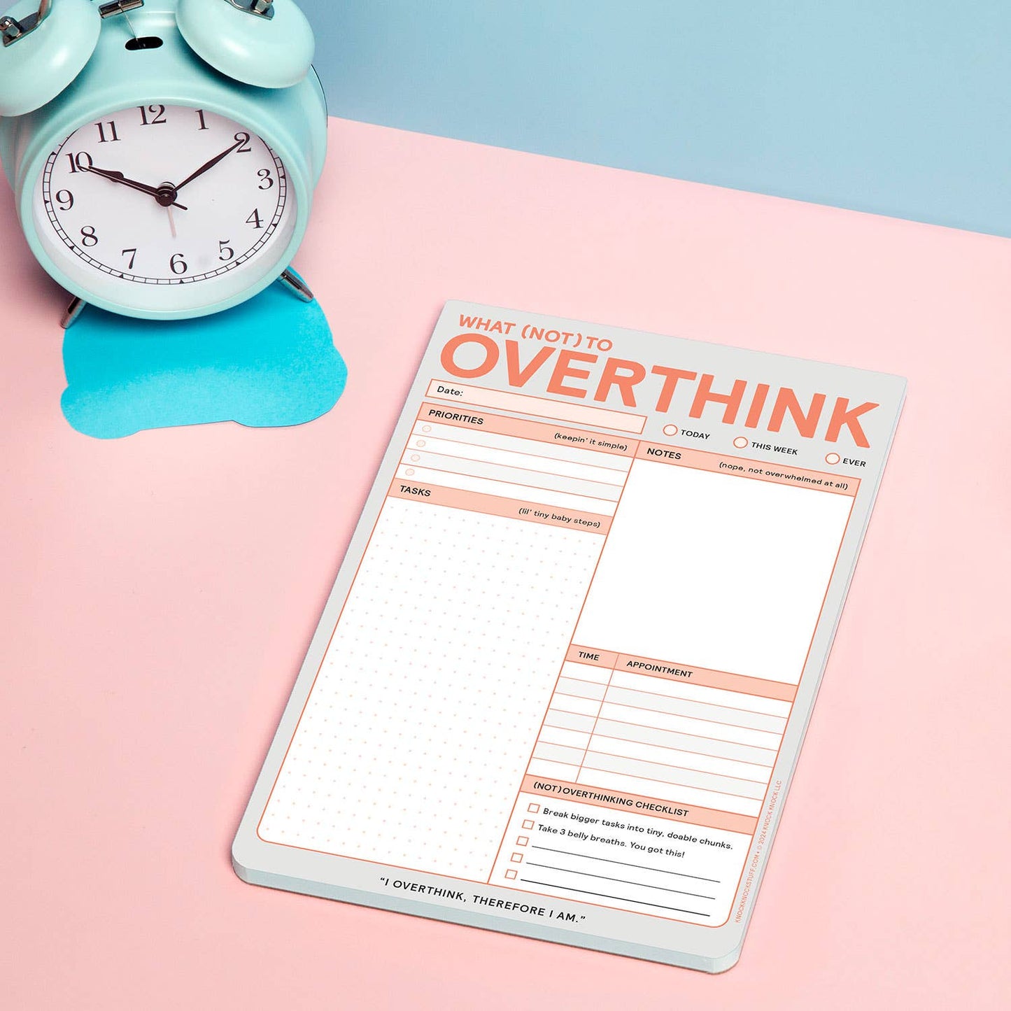 What (Not) to Overthink Pad (Pastel Version) (8907323212027)