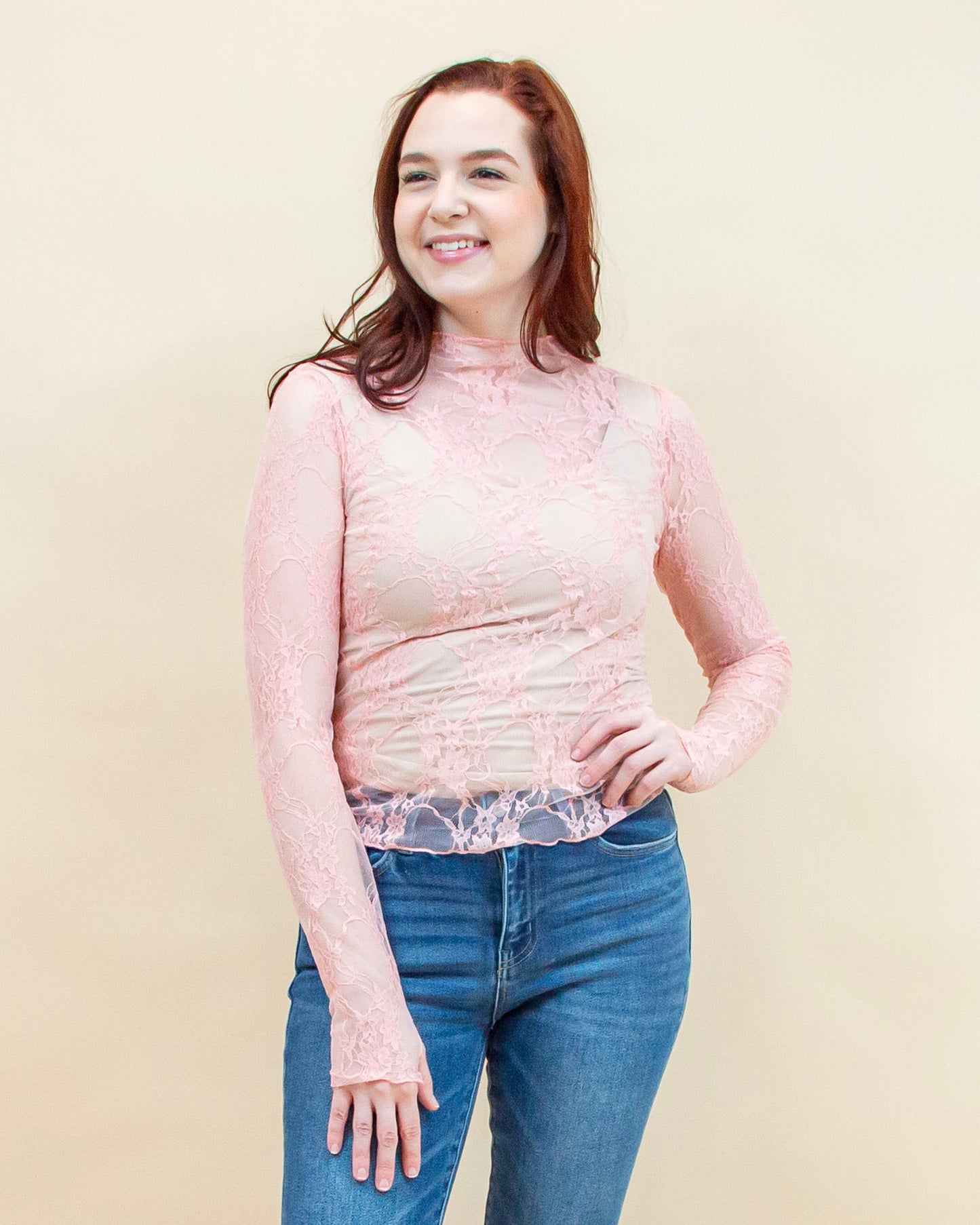 See Me Now Top in Pink (8921867747579)