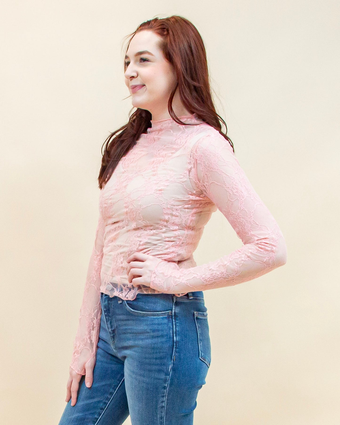 See Me Now Top in Pink (8921867747579)