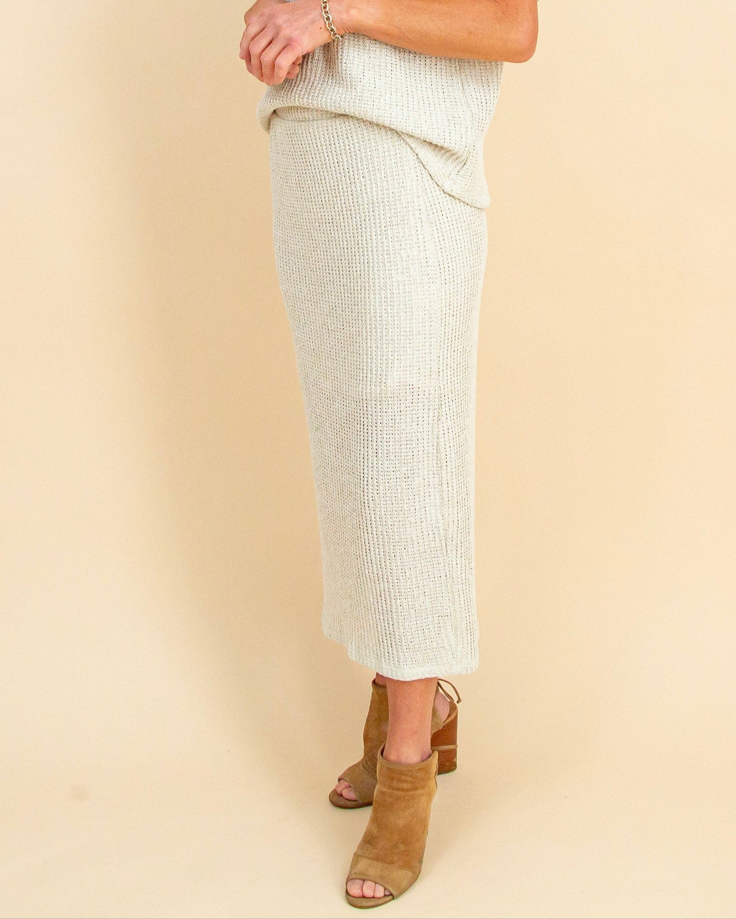 Naturally Yours Skirt in Natural (9065190195451)