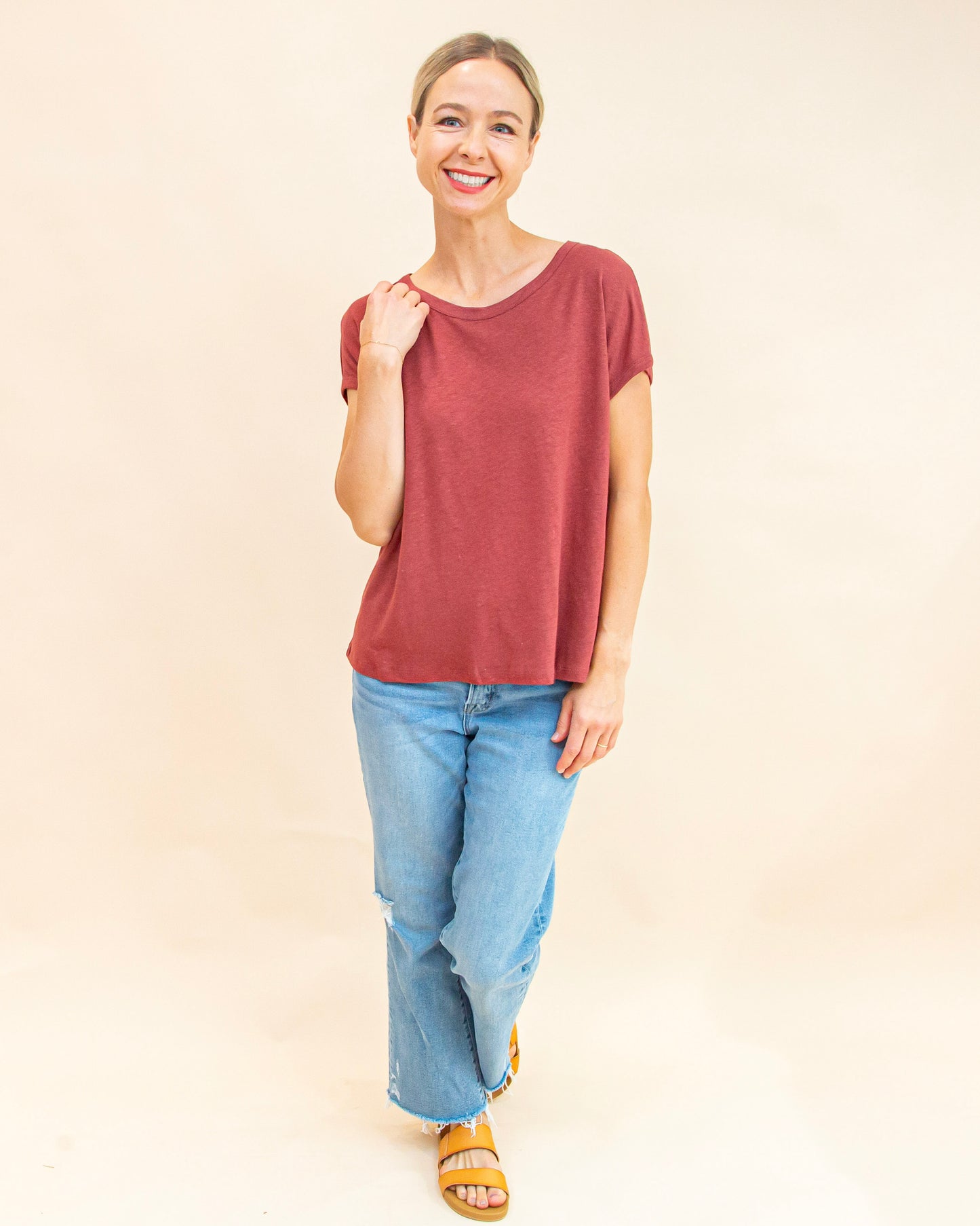Made For This Tee in Wine (9065160769787)