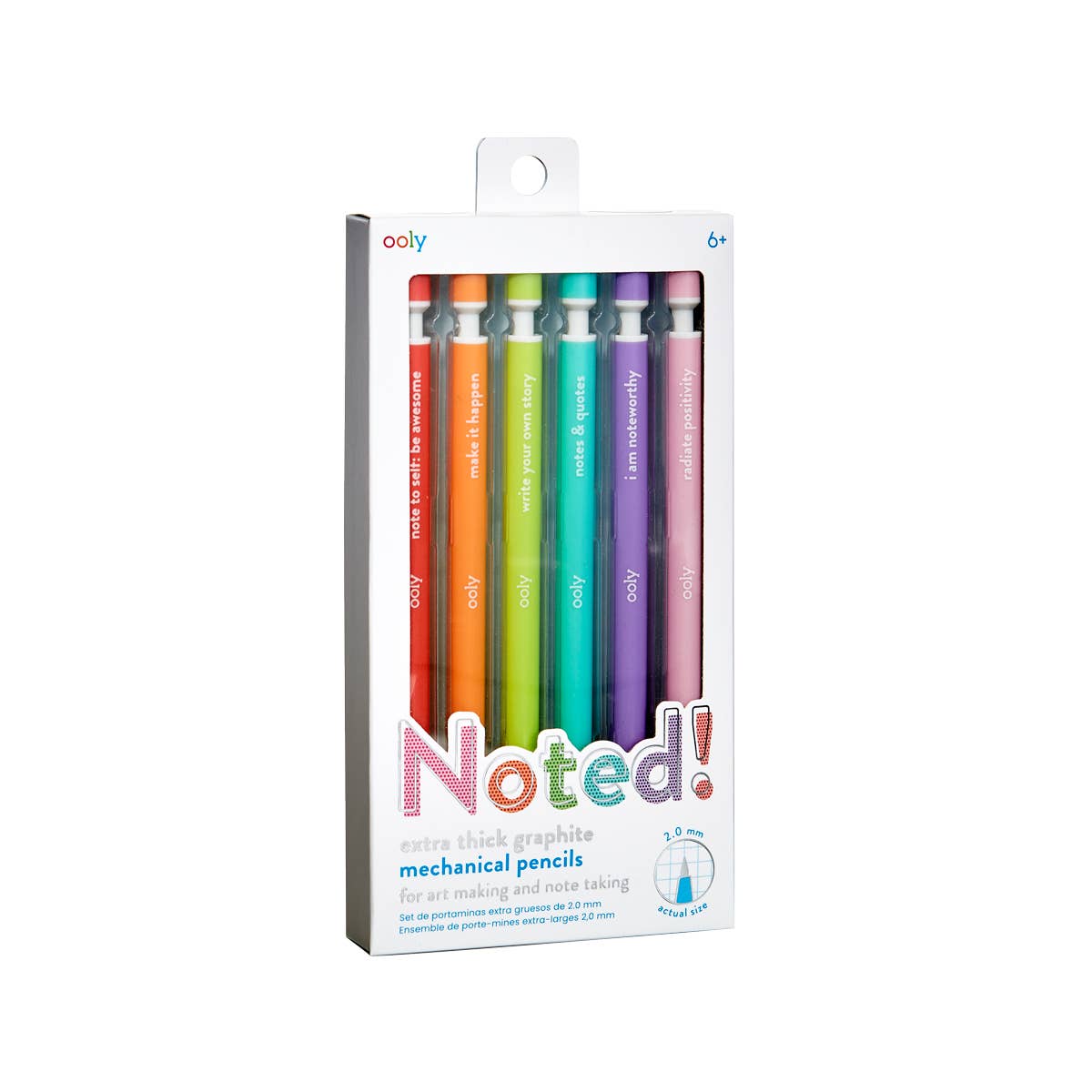 Noted! Graphite Mechanical Pencils - Set of 6 (9015454662907)