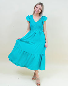 Drifting to You Dress in Emerald (8327071957243)
