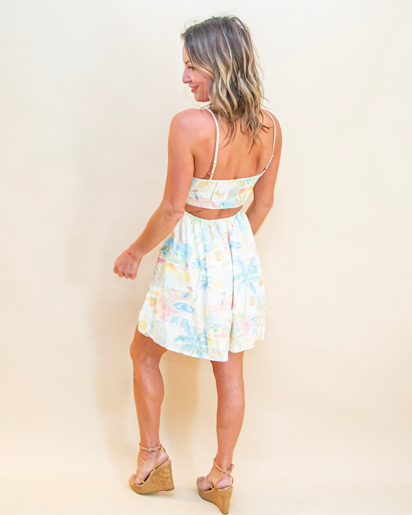 Summer Fun Dress in Coastline (8988221636859)