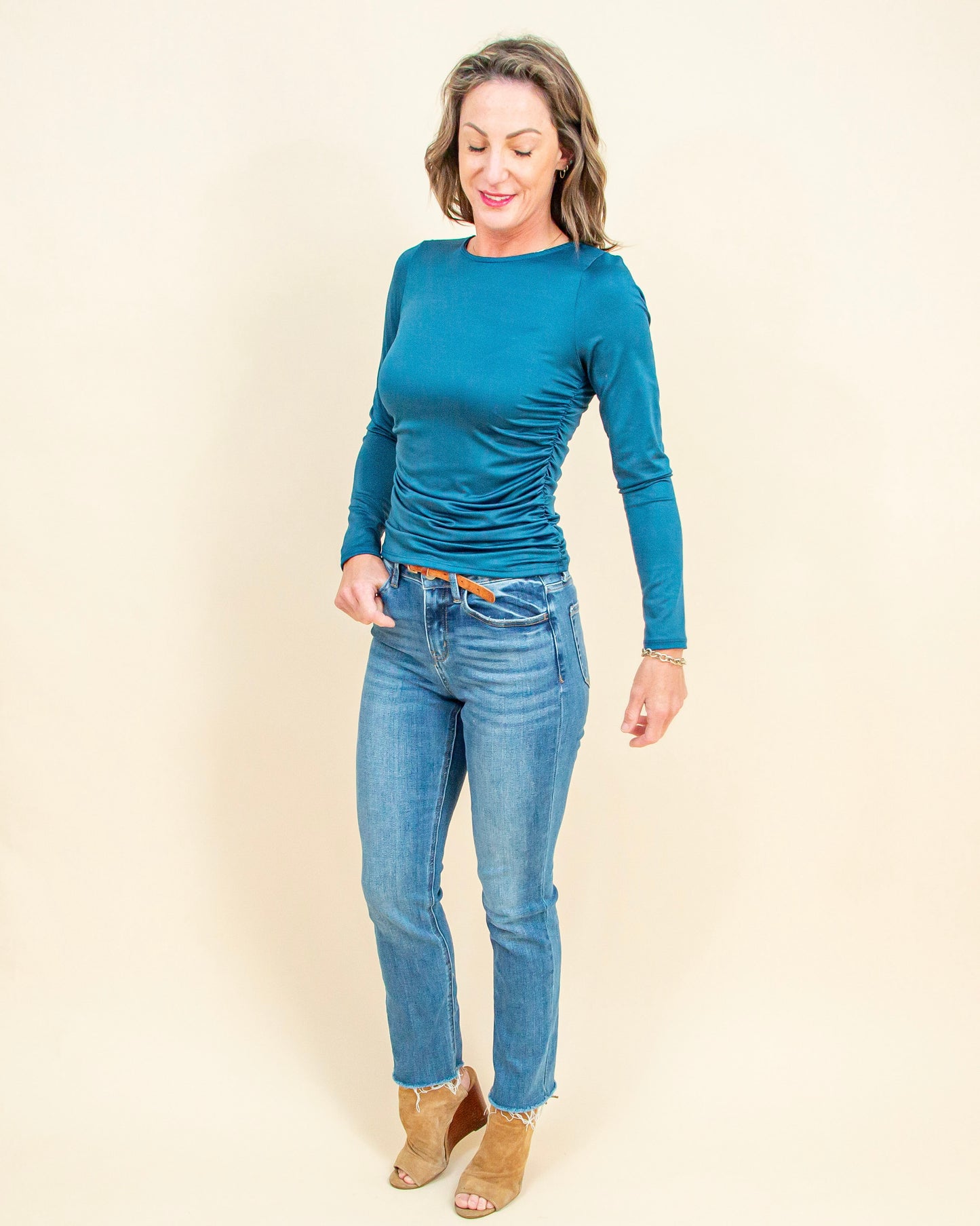 Back for More Top in Dark Teal (9089749287163)