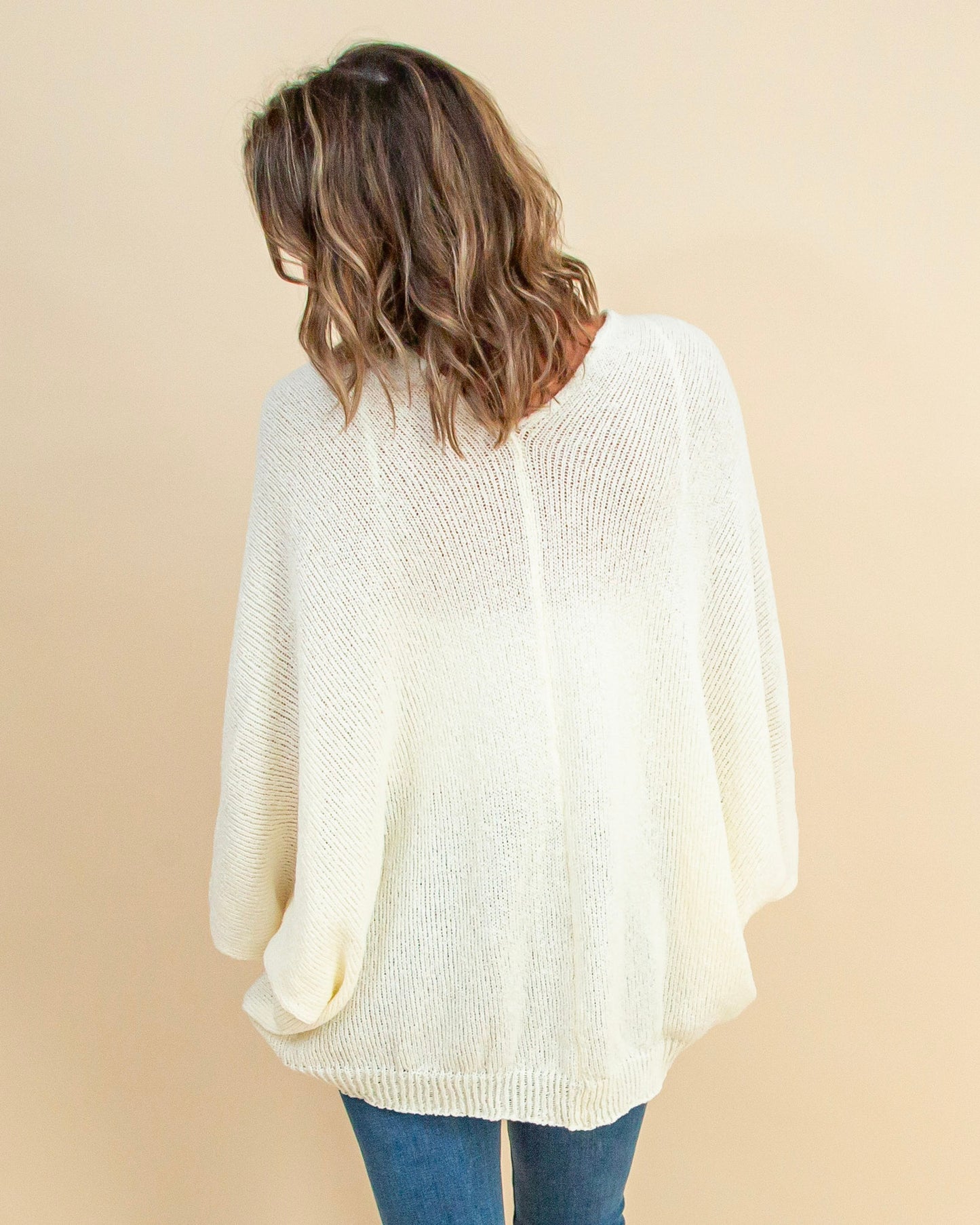 With A Twist Cardigan in White (9065190555899)