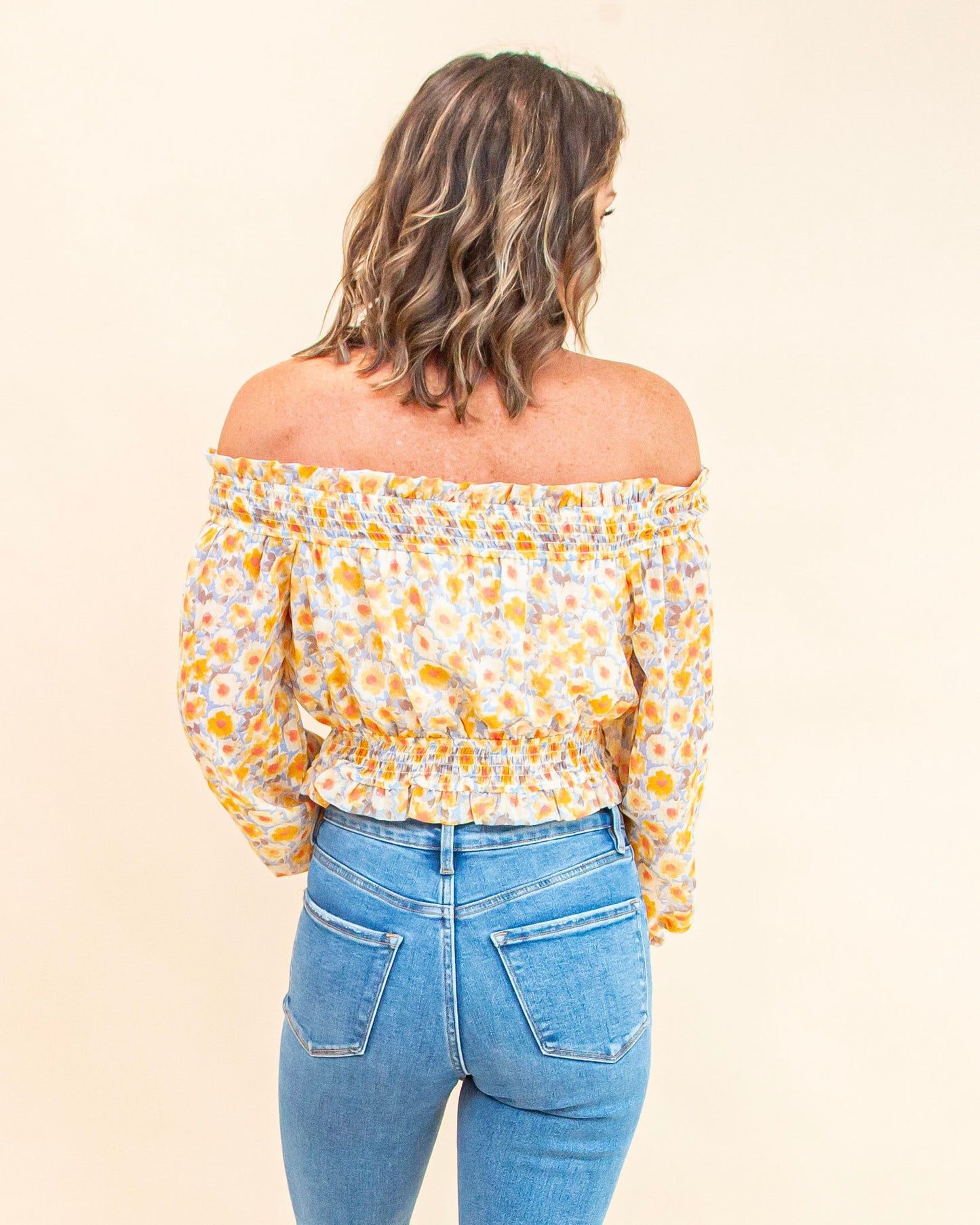 Picked for You Blouse in Sunshine (9063348863227)