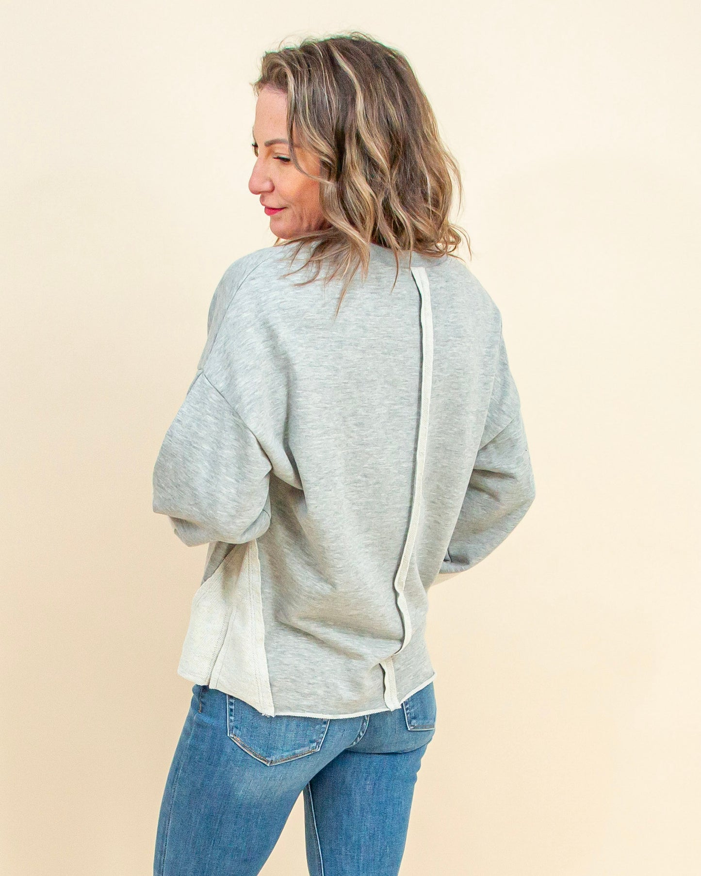 Cozy Agenda Pullover in Heather Grey (9042648858875)