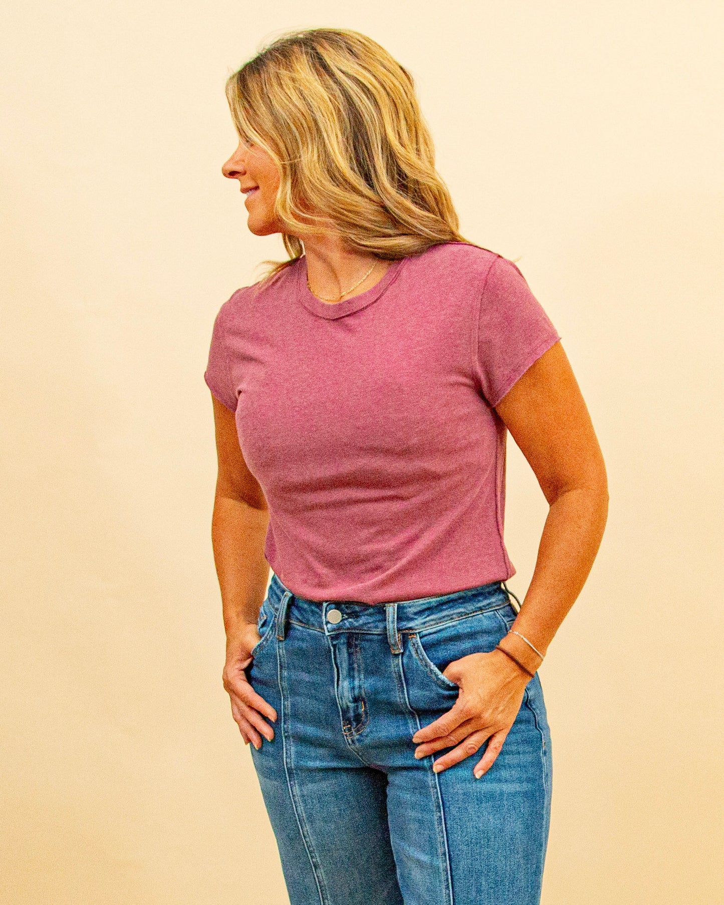 Nova Tee in Crushed Berry (9105599561979)