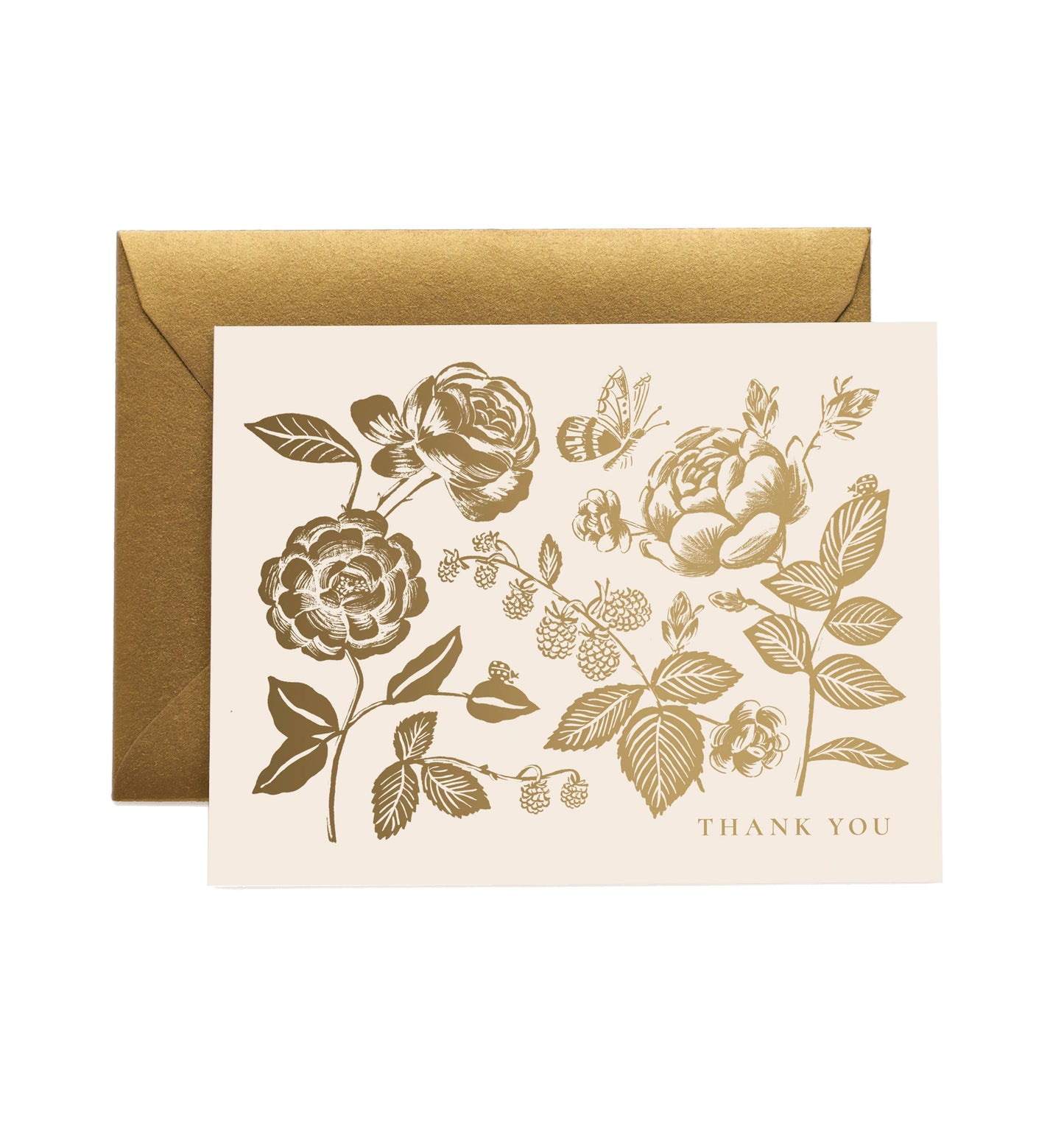 English Rose Thank You Card (8909420560635)