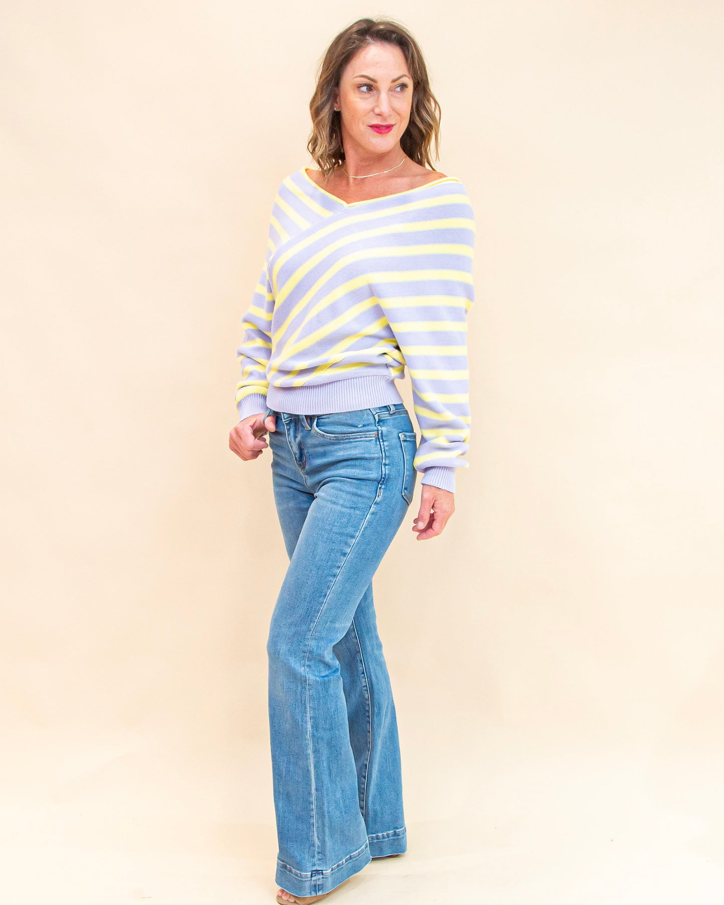 Color Me Sweet Sweater in Lavender (9060136878331)