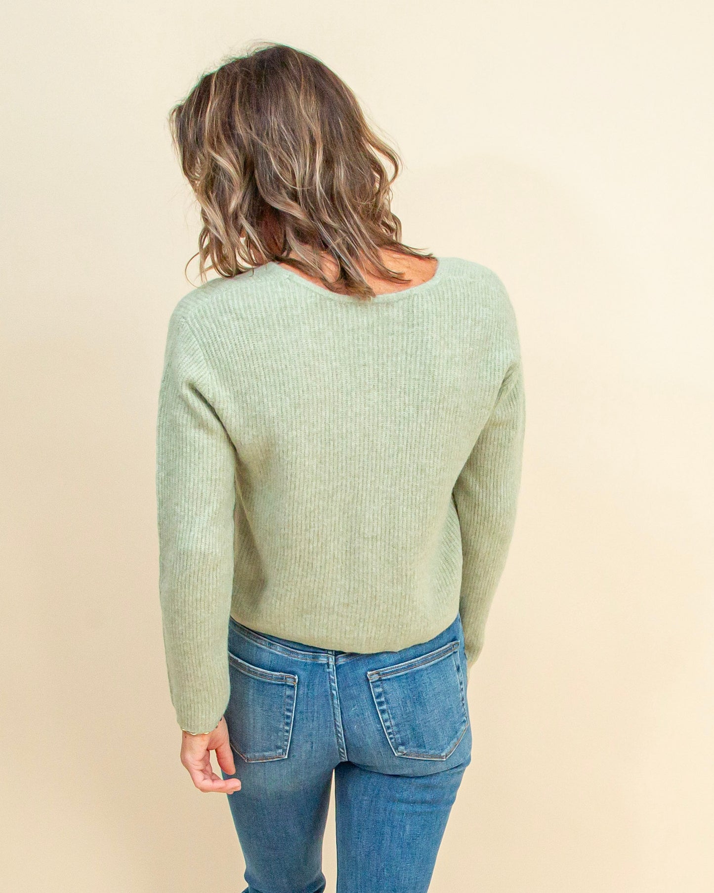 Emile Cardigan in Bay Leaf (8977990451451)