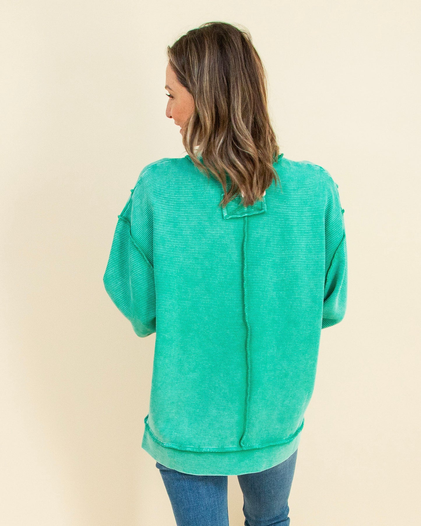 Go-To Girl Pullover in Kelly Green (9108255441147)