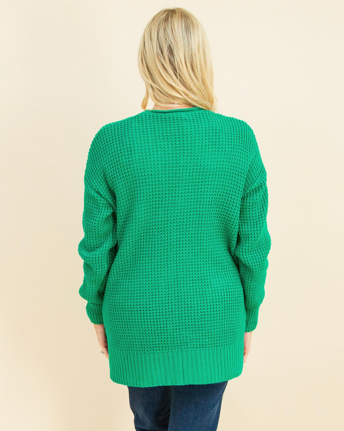 Charm Me Cardigan in Kelly Green (9108255408379)