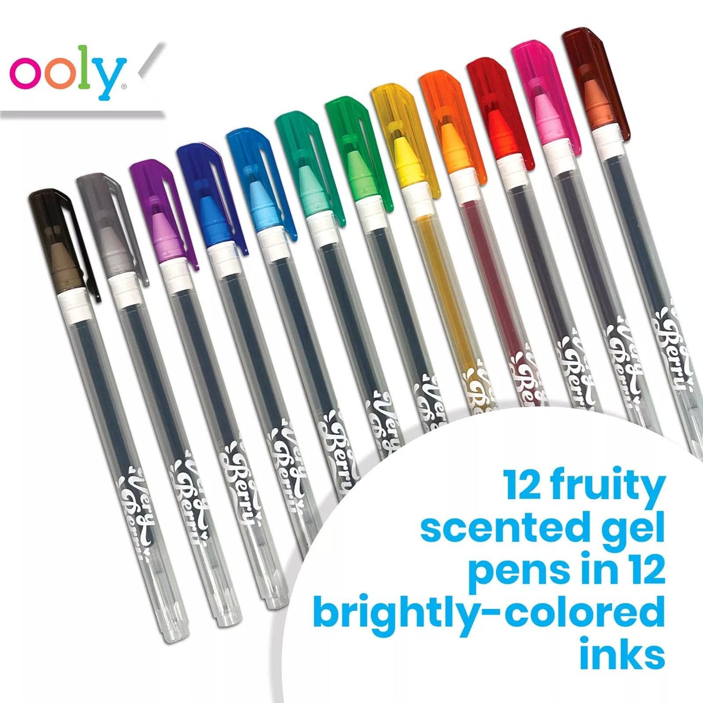Very Berry Scented Gel Pens - Set of 12 (9015454171387)