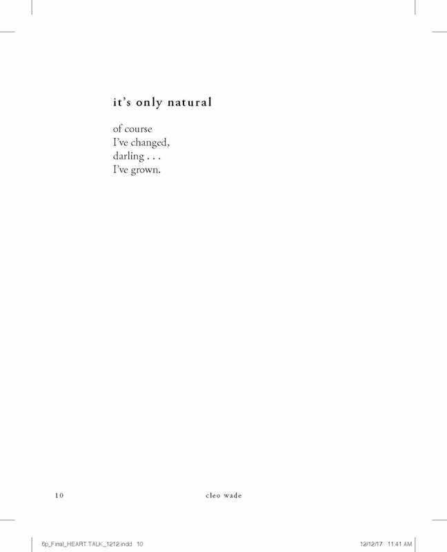Heart Talk by Cleo Wade (8912310862075)
