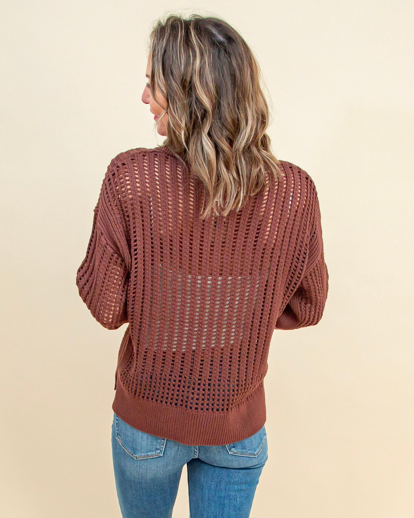 Looking Glass Polo Sweater in Sandalwood (8977990385915)