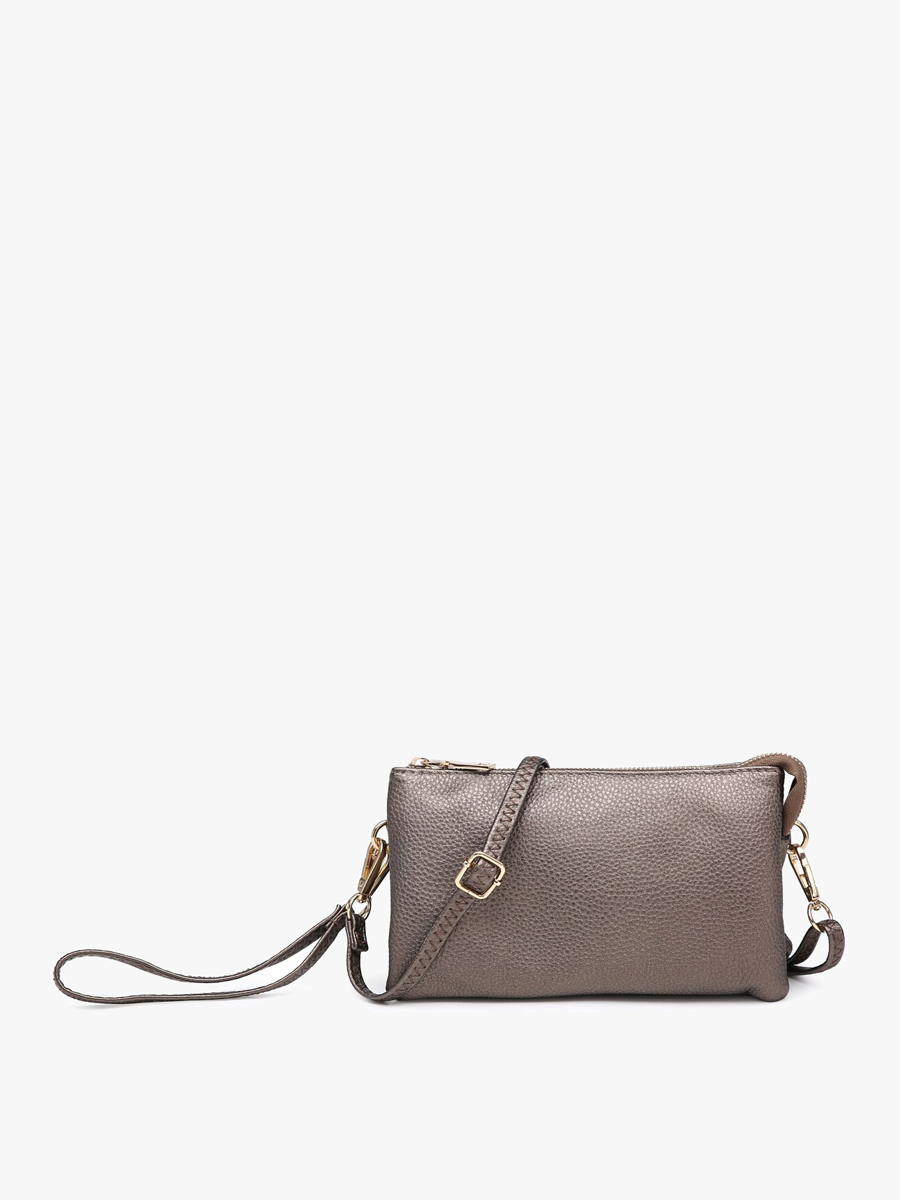 M013 Riley Monogrammable 3 Compartment Crossbody/Wristlet: Sodalite (8277037777147)