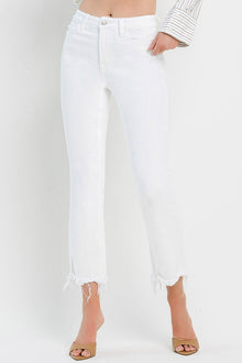  Optic White High Rise Crop Flare Jeans (8550319948027)