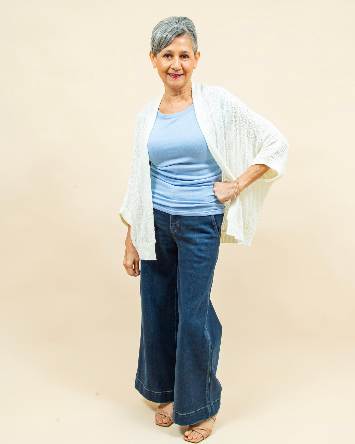 Keeping It Casual Kimono in Ivory (8955124383995)