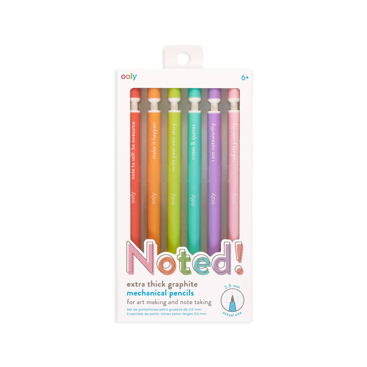 Noted! Graphite Mechanical Pencils - Set of 6 (9015454662907)