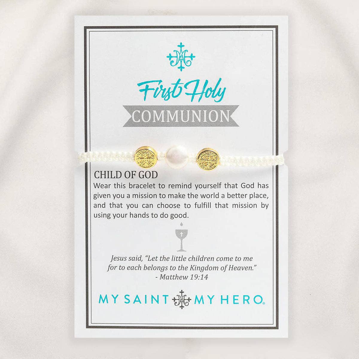 First Holy Communion Pearl Bracelet (8992141050107)