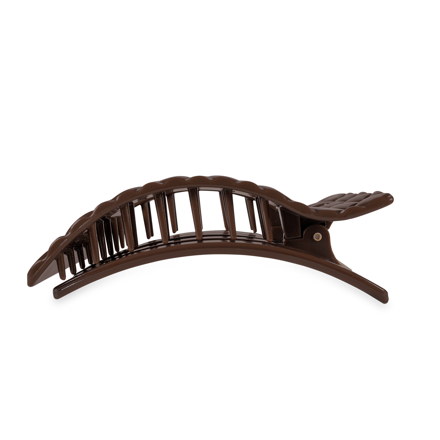 Flat Rectangle Hair Clip | Large | Truly Taupe Quilted (9100171051259)