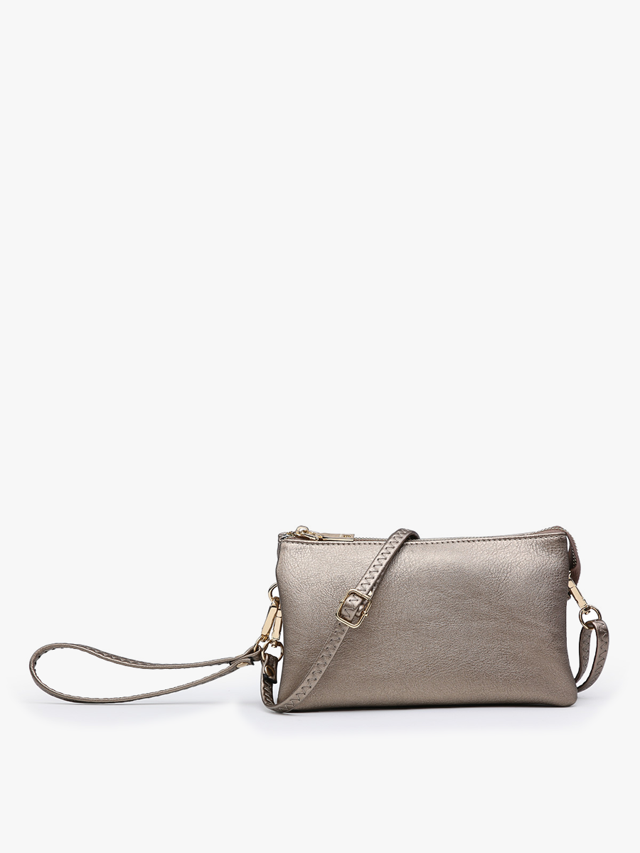 M013 Riley Monogrammable 3 Compartment Crossbody/Wristlet: Sodalite (8277037777147)