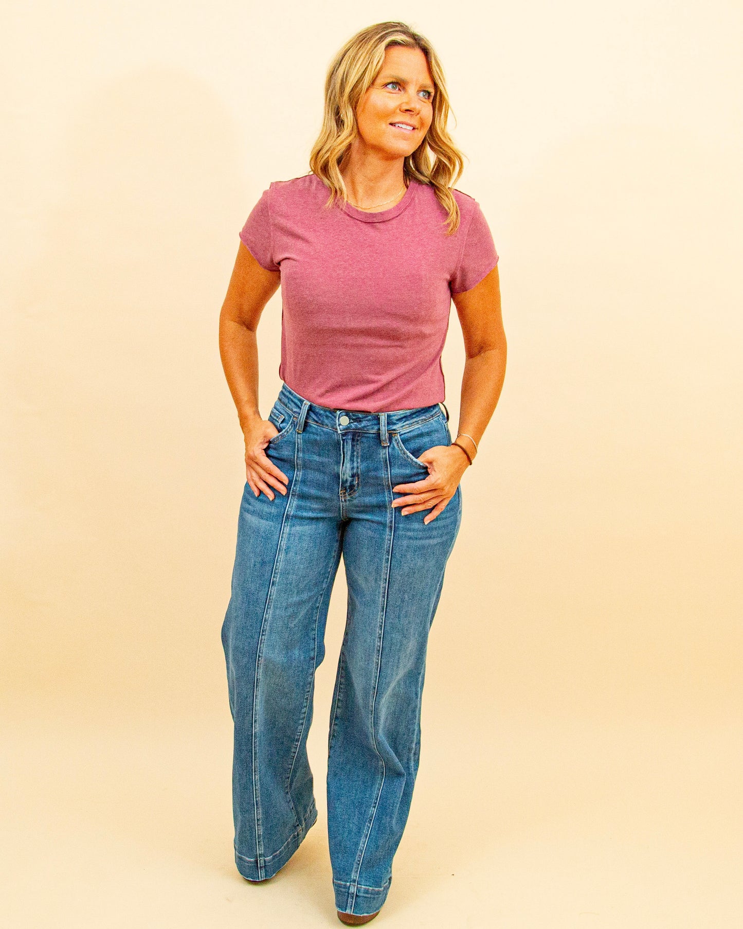 Nova Tee in Crushed Berry (9105599561979)