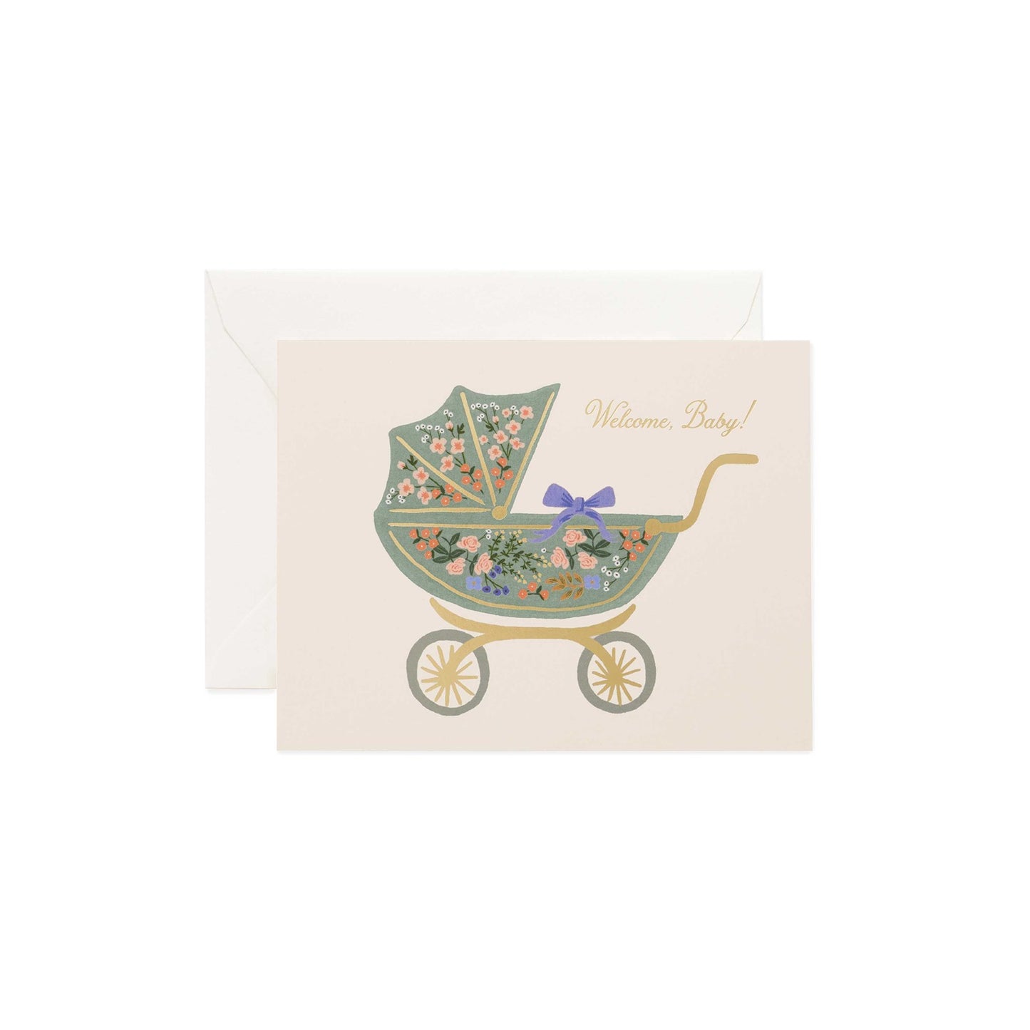 Rifle Floral Pram Card (8976664330491)