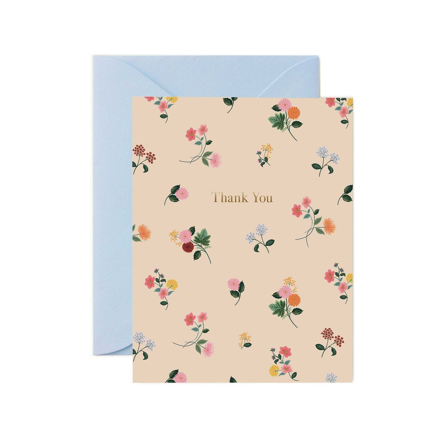 Rifle Ditsy Dahlia Thank You Card (8977024745723)