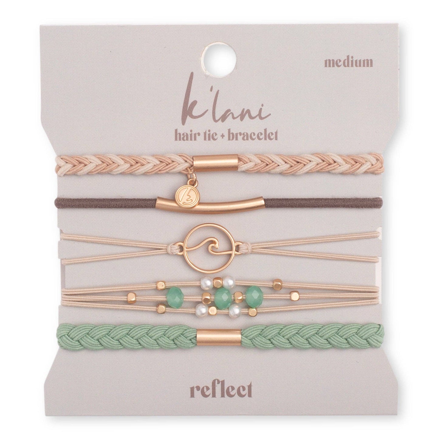 Reflect Hair Tie Bracelets: Small (9015450337531) (9015478288635) (9015479337211)