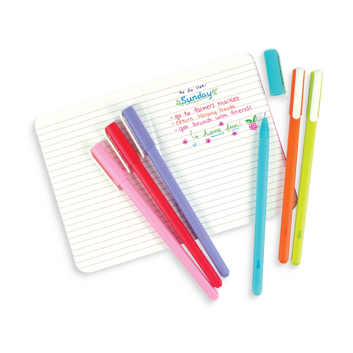 Fine Lines Gel pens set of 6 (9015455514875)