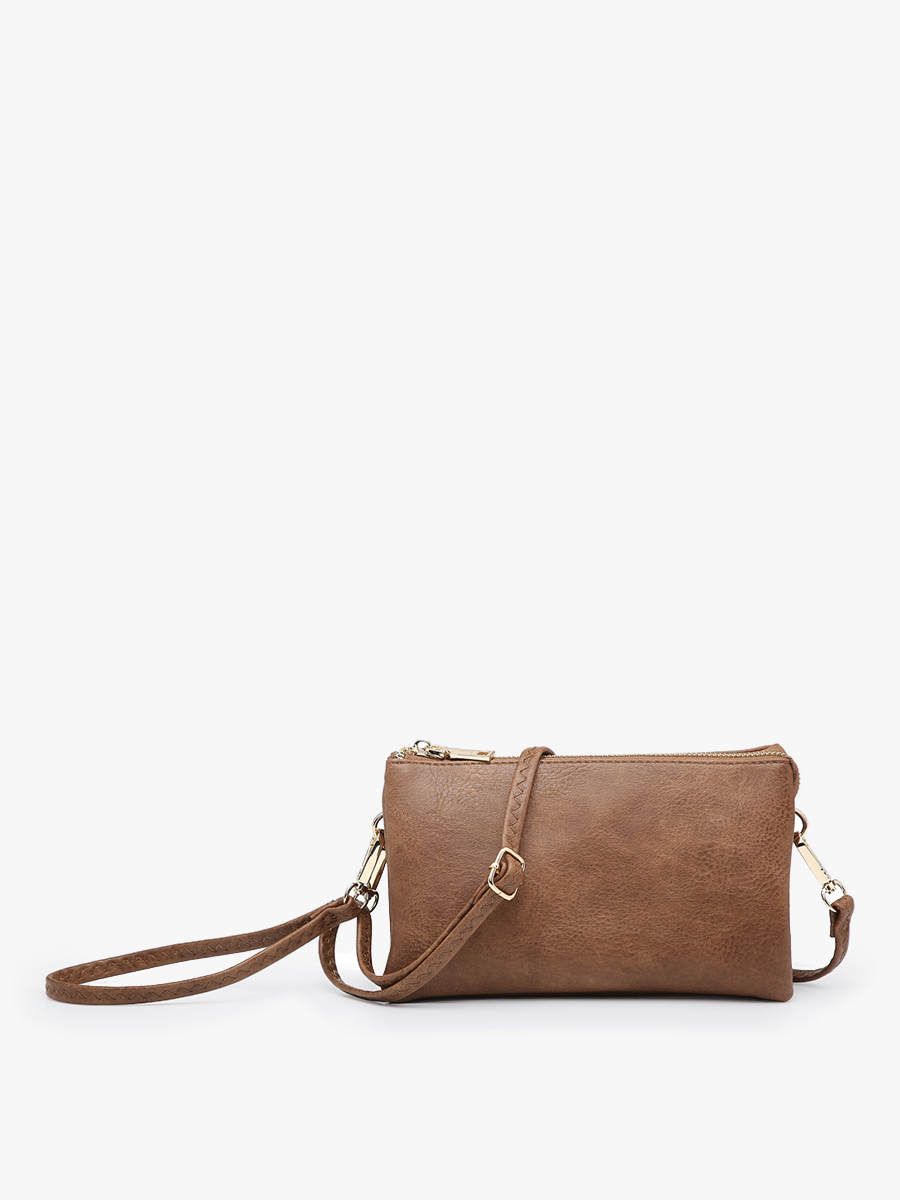 M013 Riley Monogrammable 3 Compartment Crossbody/Wristlet: Sodalite (8277037777147)