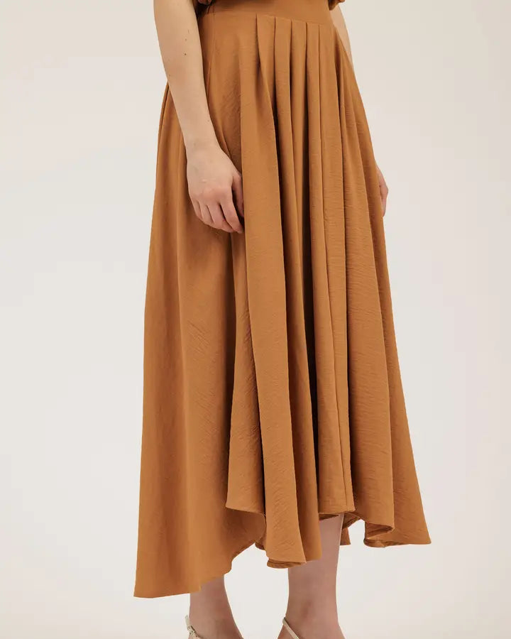Can't Help Loving Skirt in Camel (9062125633787)