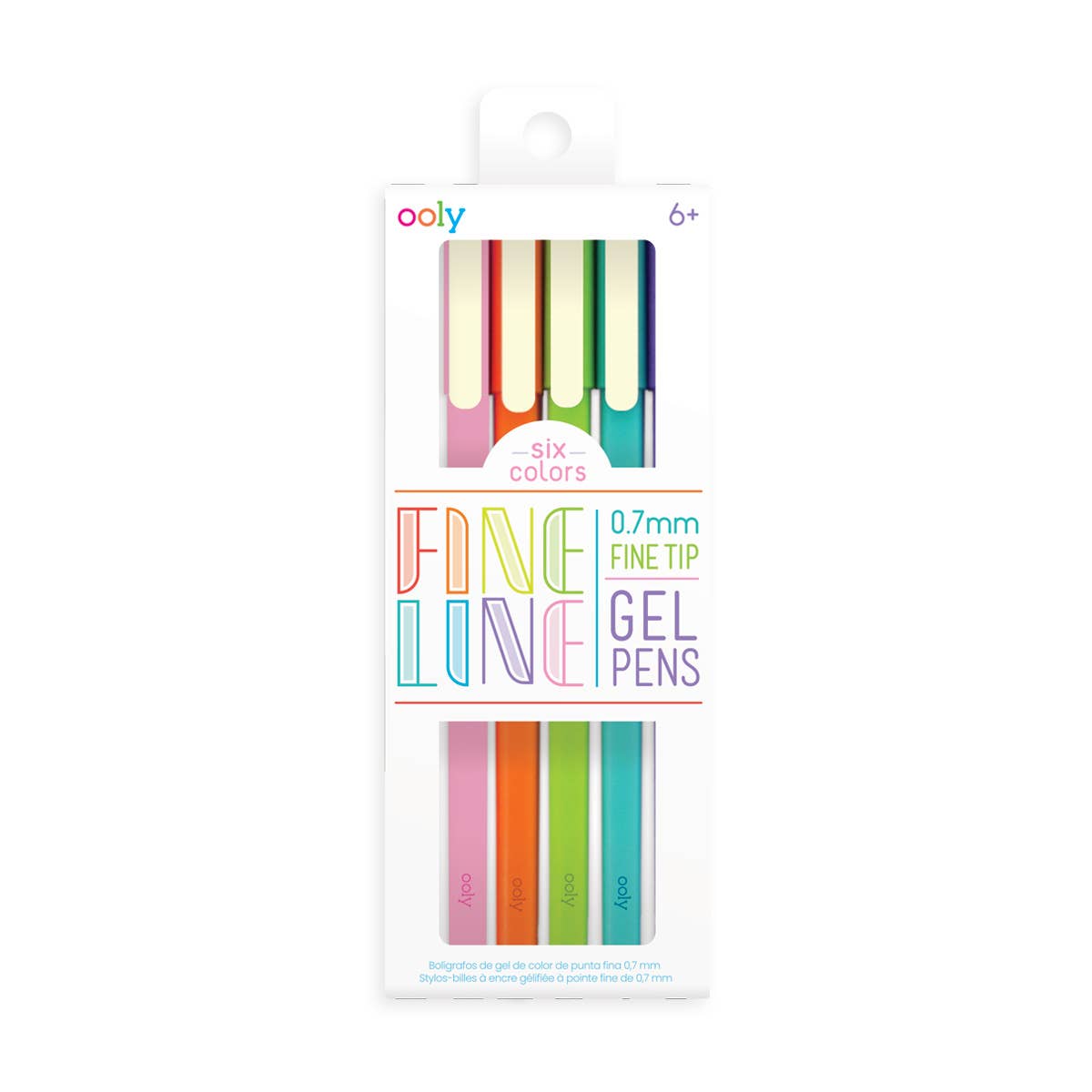 Fine Lines Gel pens set of 6 (9015455514875)