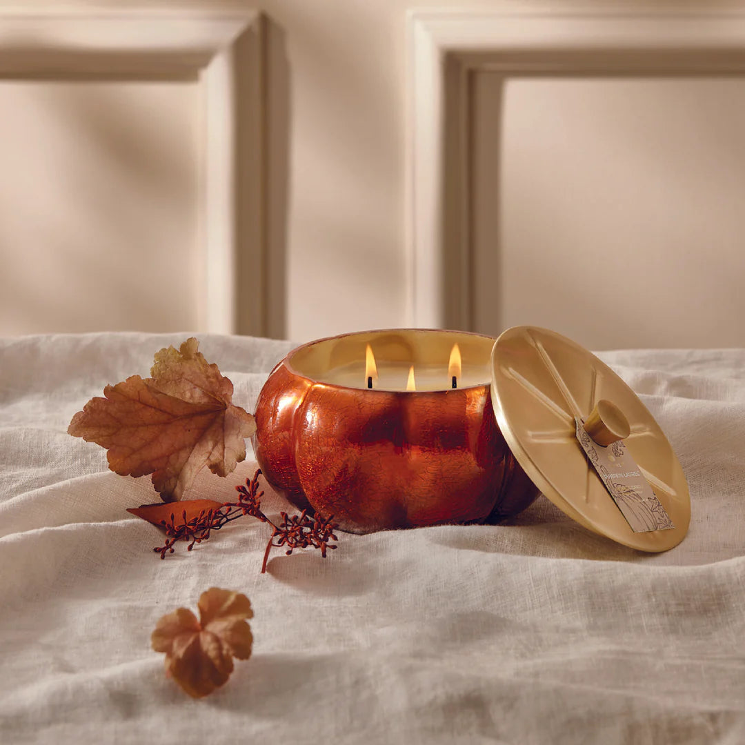 Pumpkin Laurel Statement Large Candle (9089651998971)