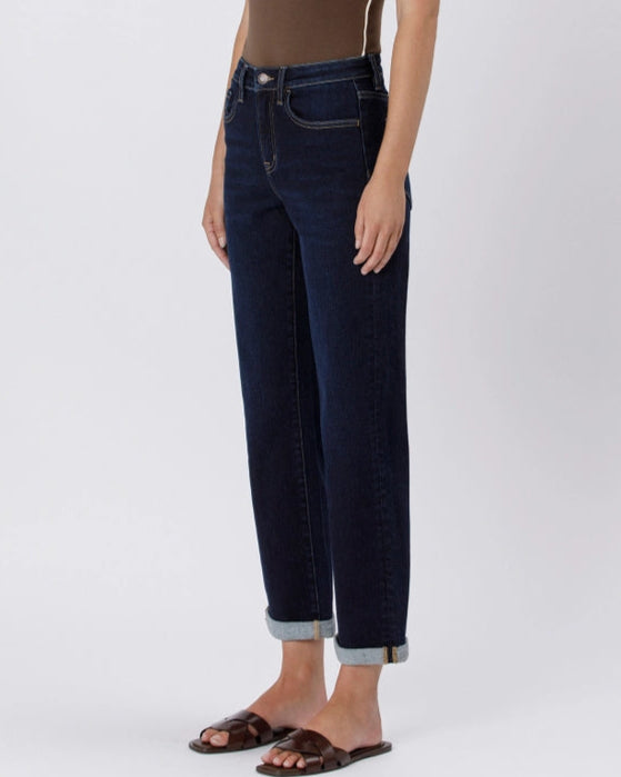 Time Away High Rise Cuffed Straight Jeans (9090309914875)