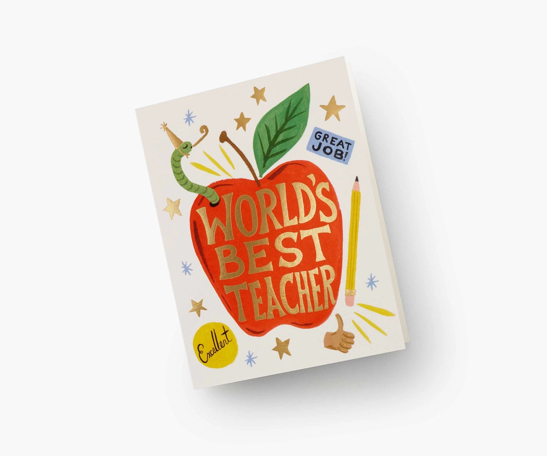 Rifle World's Best Teacher Card (7442216878331)