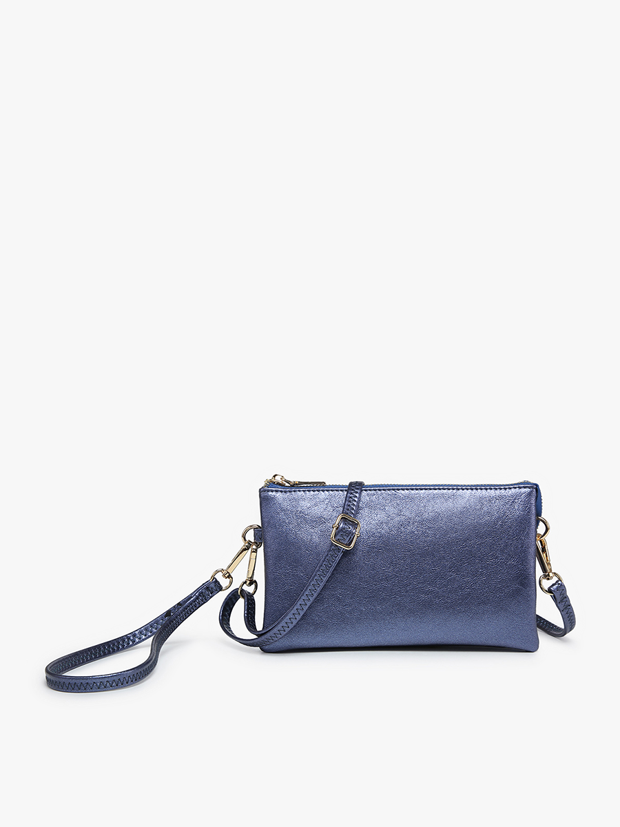 M013 Riley Monogrammable 3 Compartment Crossbody/Wristlet: Sodalite (8277037777147)