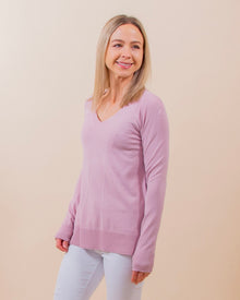  Early Mornings Sweater in Blush (8052196147451)