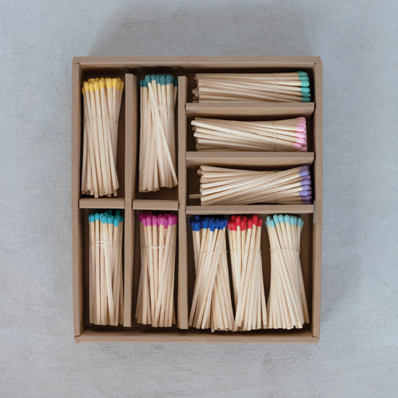 Boxed Rainbow of Matches (7527217463547)