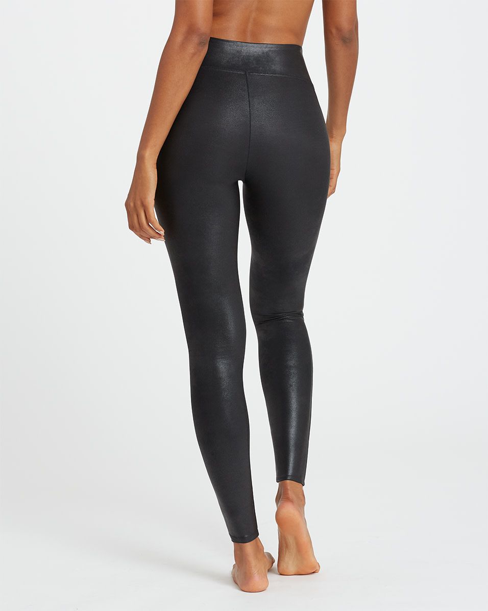 Spanx® Black Faux Leather Leggings (5475127099552)