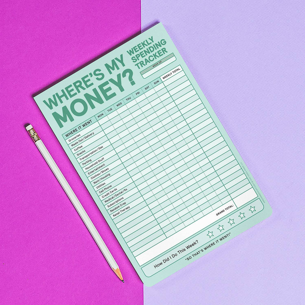 
                  
                    Weekly Money Tracker Pad (8894438310139)
                  
                