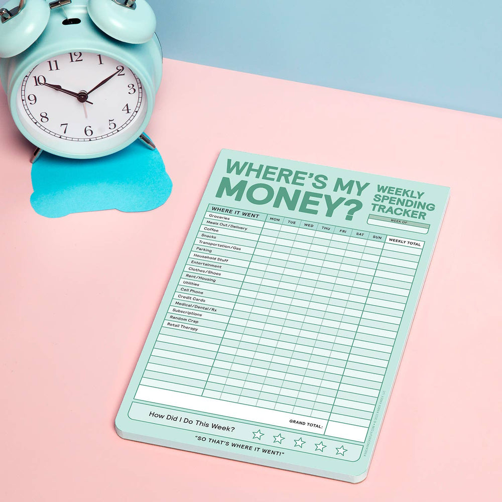 
                  
                    Weekly Money Tracker Pad (8894438310139)
                  
                