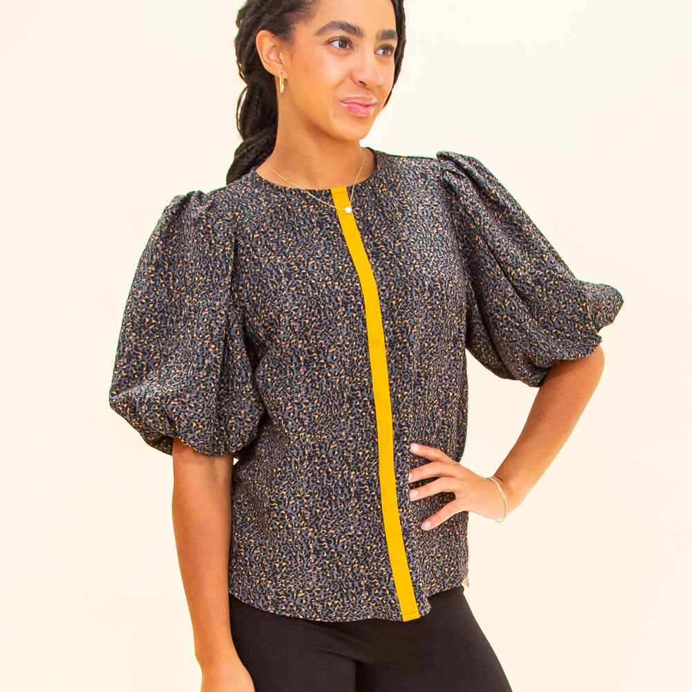 Bold Instincts Blouse in Blue (8774417809659)