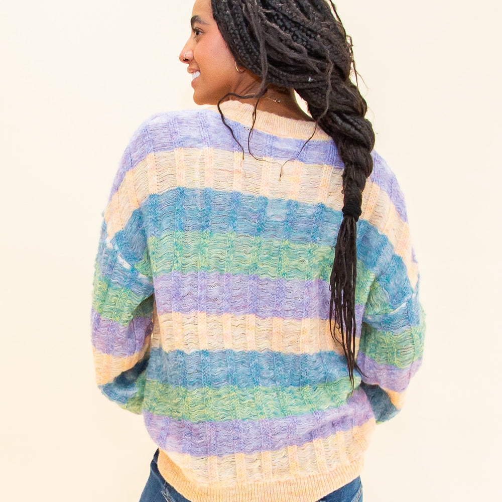 
                  
                    Color Me Stoked Sweater in Blue Mix (8734326948091)
                  
                