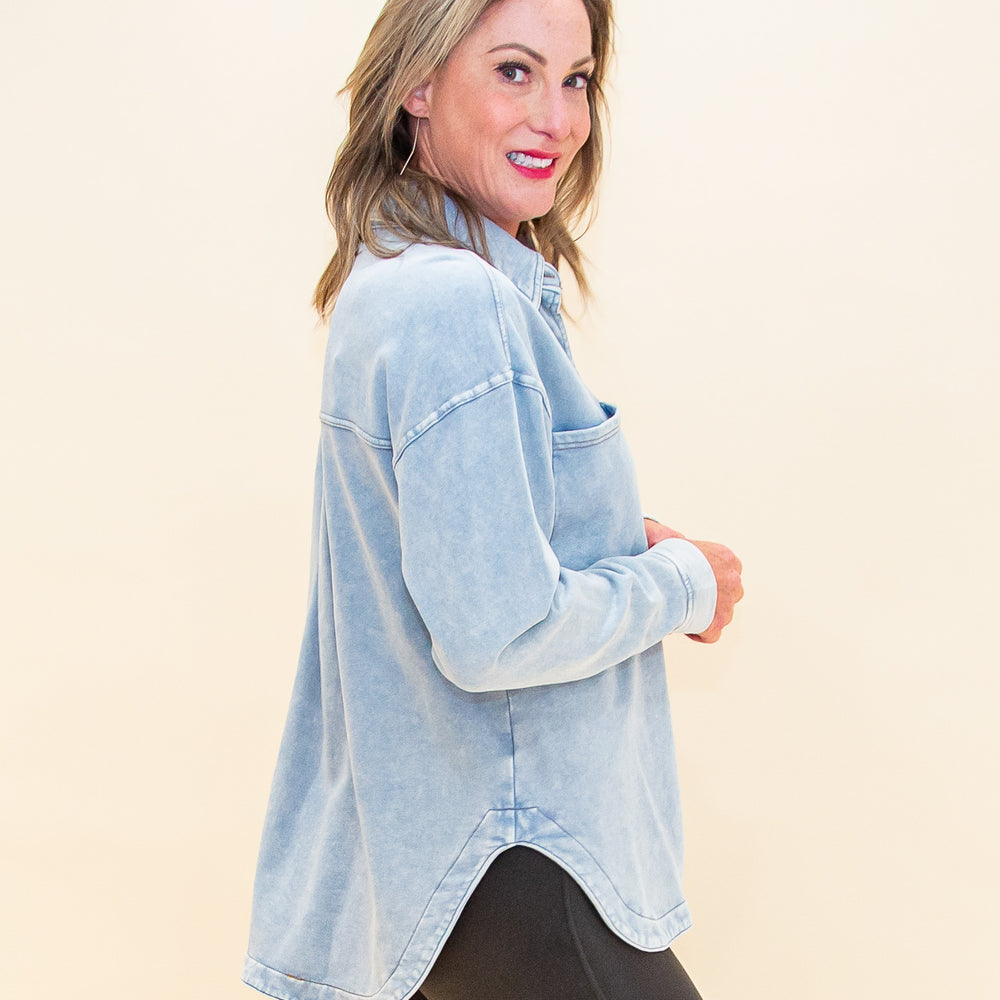 
                      
                        Want You Close Shacket in Light Chambray (8769058767099)
                      
                    