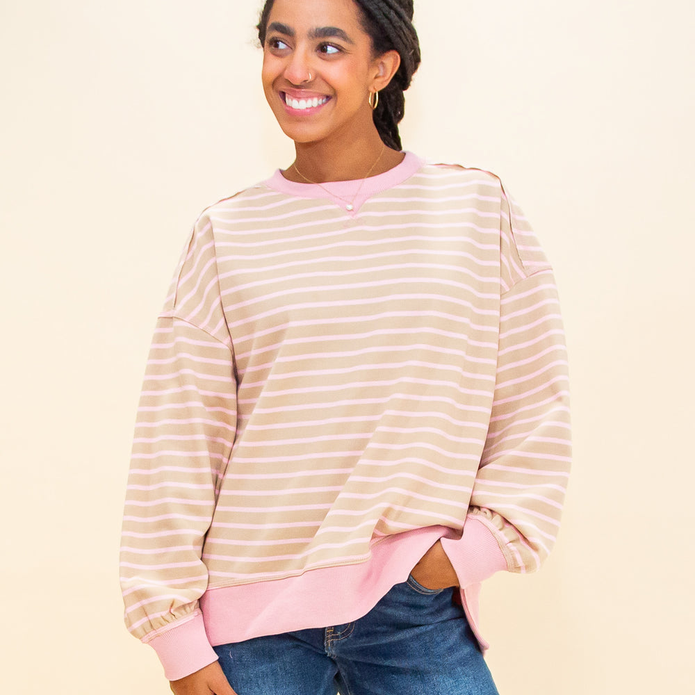 
                      
                        Causal Kindness Top in Beige/Pink (8734326882555)
                      
                    