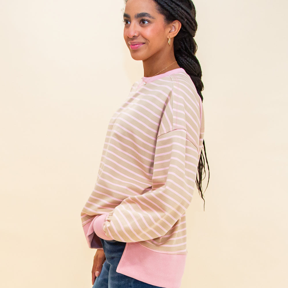 
                      
                        Causal Kindness Top in Beige/Pink (8734326882555)
                      
                    